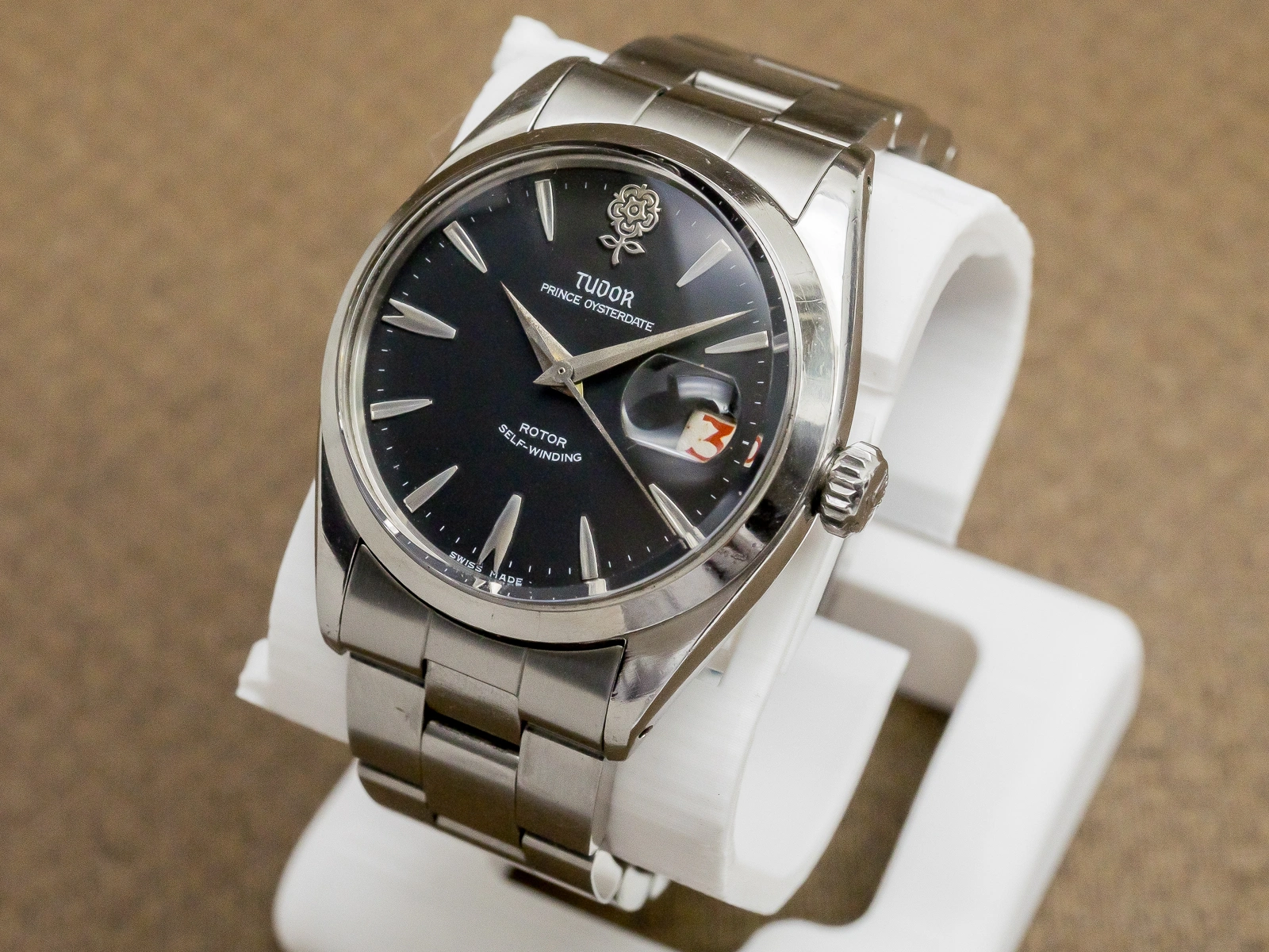 チュードル デカバラ プリンスオイスターデイト 赤黒ルーレットデイト  Ref.7944 自動巻 社外ブレス仕様 TUDOR BigRose [ 代行おまかせコース ]