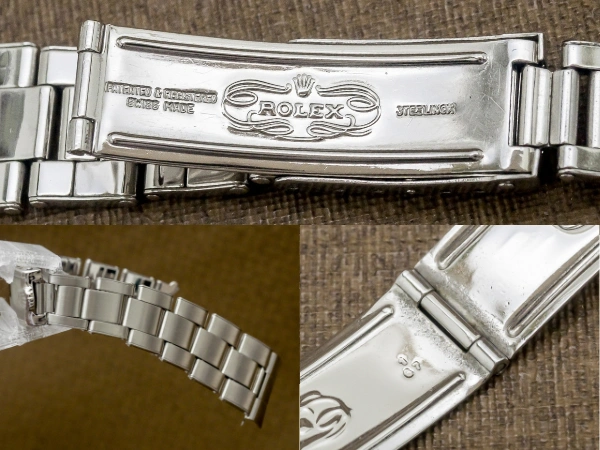 ロレックス リベットブレス Ref.7205 3連リベット 19mm FF.60 12コマ 1967年 ROLEX Vintage Bracelet [代行おまかせコース]