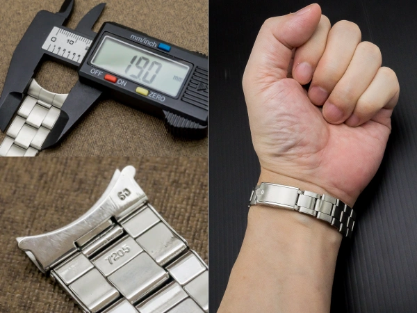ロレックス リベットブレス Ref.7205 3連リベット 19mm FF.60 12コマ 1967年 ROLEX Vintage Bracelet [代行おまかせコース]
