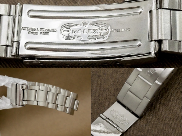 ロレックス サブマリーナ用 Ref.9315 フリップロック 巻きブレス 20mm 溝なし 12コマ ROLEX SUBMARINER [ 代行おまかせコース ]