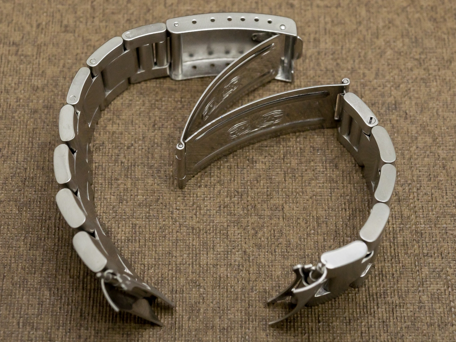 ロレックス 3連SSハードブレス Ref.78360 FF.558B 20mm仕様 12コマ ROLEX HARD BRACELET [ 代行おまかせコース ]