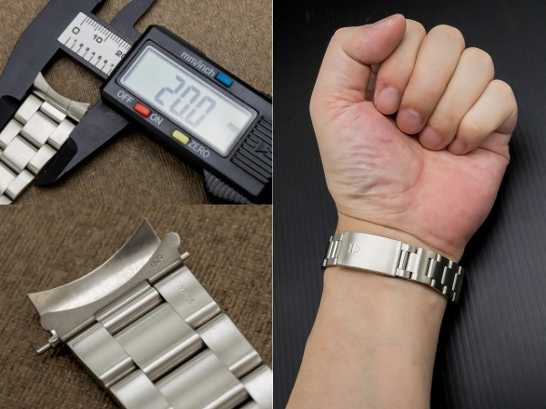 チュードル 3連SSハードブレス Ref.78400 FF.605 20mm仕様 11コマ TUDOR HARD BRACELET [ 代行おまかせコース ]