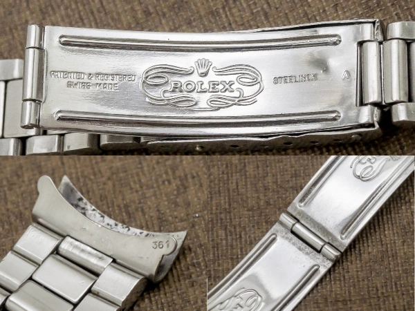 ロレックス 巻き込みブレスレット Ref.7835-19 3連 巻きブレス 19mm FF.357/361 12コマ ROLEX Vintage Bracelet [ 代行おまかせコース ]"