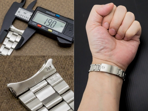 ロレックス 巻き込みブレスレット Ref.7835-19 3連 巻きブレス 19mm FF.357/361 12コマ ROLEX Vintage Bracelet [ 代行おまかせコース ]"