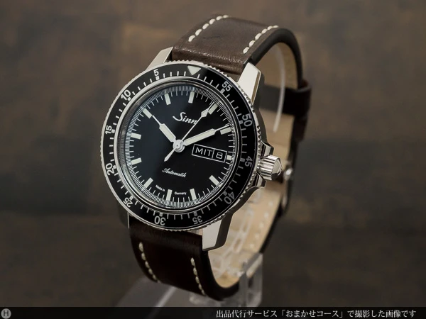 ジン Sinn 104.ST.SA オートマチック デイデイト ミリタリー風 精悍なメンズモデル ボックス&ギャランティ付き 美品