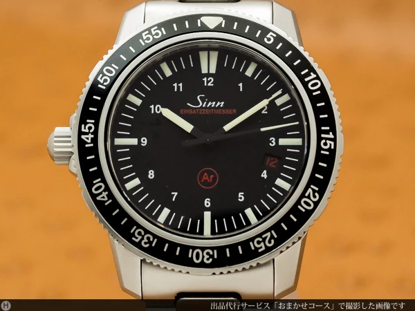 ジン Sinn 603 EZM3 オートマチック デイト ミリタリー風 精悍なメンズモデル ボックス&ギャランティ付き 美品