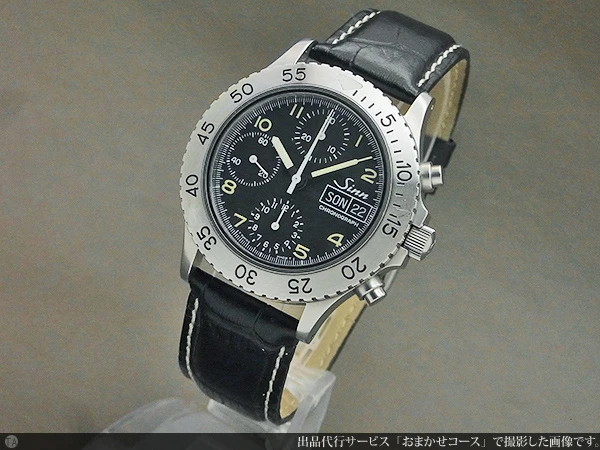 ジン Sinn 256 ダイバークロノグラフ Valjoux.7750搭載 ブラックダイヤル デイデイト オートマチック