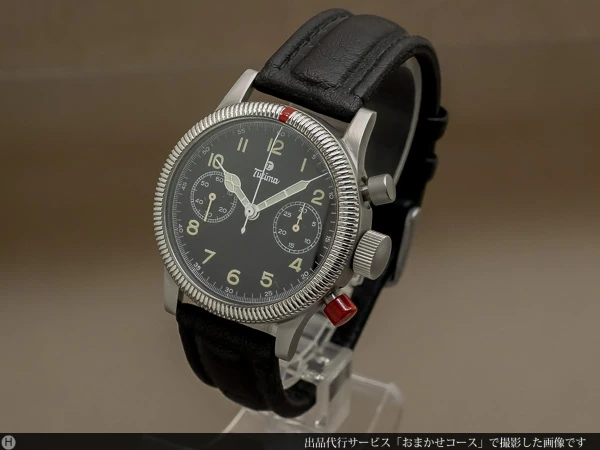 チュチマ フリーガー クロノグラフ FLIEGER CHRONO 1941 Cal.バルジュー7760 精悍なメンズモデル ボックス&ギャランティ付き TUTIMA