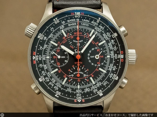 ジン/Sinn 958 フルダ チャレンジ クロノグラフ 250本限定 リモワ アタッシュケース & グッズ多数 ギャランティ付属 精悍なメンズモデル