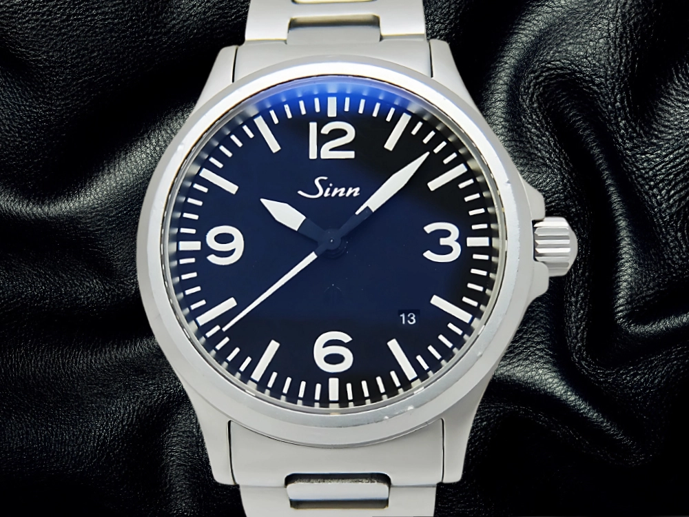 ジン 656 Cal.2824-2 SS ブラックダイヤル ブレス仕様 オートマチック Sinn 656 SERIES [代行おまかせコース]