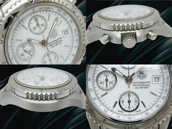 タグホイヤー リンク クロノグラフ Ref.CT2112 Cal.7750 SS ホワイトダイヤル ブレス仕様 クオーツ TAG HEUER PROFESSIONAL [代行おまかせコース]