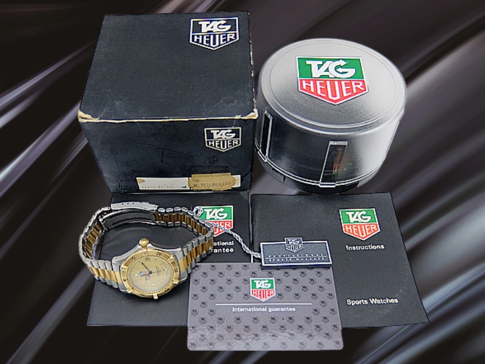 タグホイヤー プロフェッショナル 200m Ref.964.013R SS ゴールドダイヤル コンビブレス仕様 クオーツ BOX・ギャラ付属 TAG HEUER professional [代行おまかせコース]