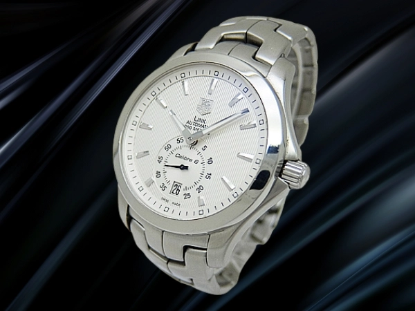 タグホイヤー リンク キャリバー6 Ref.WJF211B SS シースルー シルバーダイヤル S字型ブレス装着 オートマチック TAG HEUER Link Calibre 6 [代行おまかせコース]