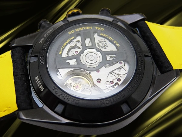 タグホイヤー カレラ クロノグラフ × ポルシェ リミテッドエディション Ref.CBN2A1H.BEE9385 限定1,500本 Cal.02 DLC/SS ブラックダイヤル 専用ストラップ装着 BOX・国内正規店ギャラ付属 TAG HEUER × PORSCHE CARRERA SPECIAL EDITION [代行おまかせコース]