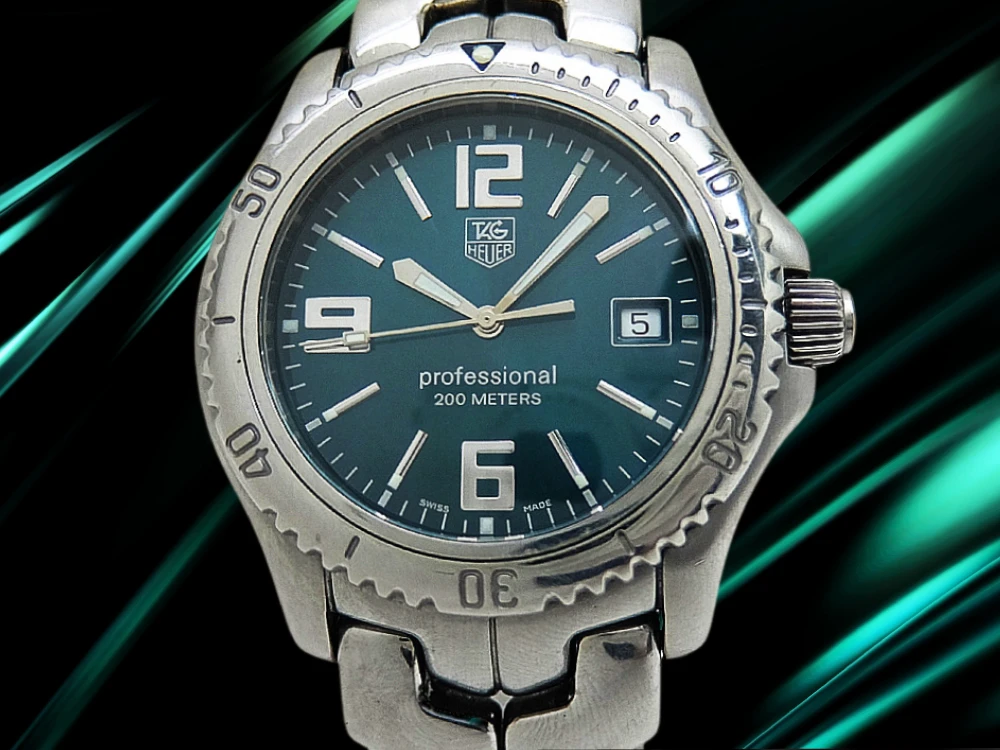 タグホイヤー  プロフェッショナル 200 Ref.WT1119.BA0551 SS グリーンダイヤル S字型ブレス装着 クオーツ 1000本限定モデル TAG HEUER LINK PROFESSIONAL [代行おまかせコース]