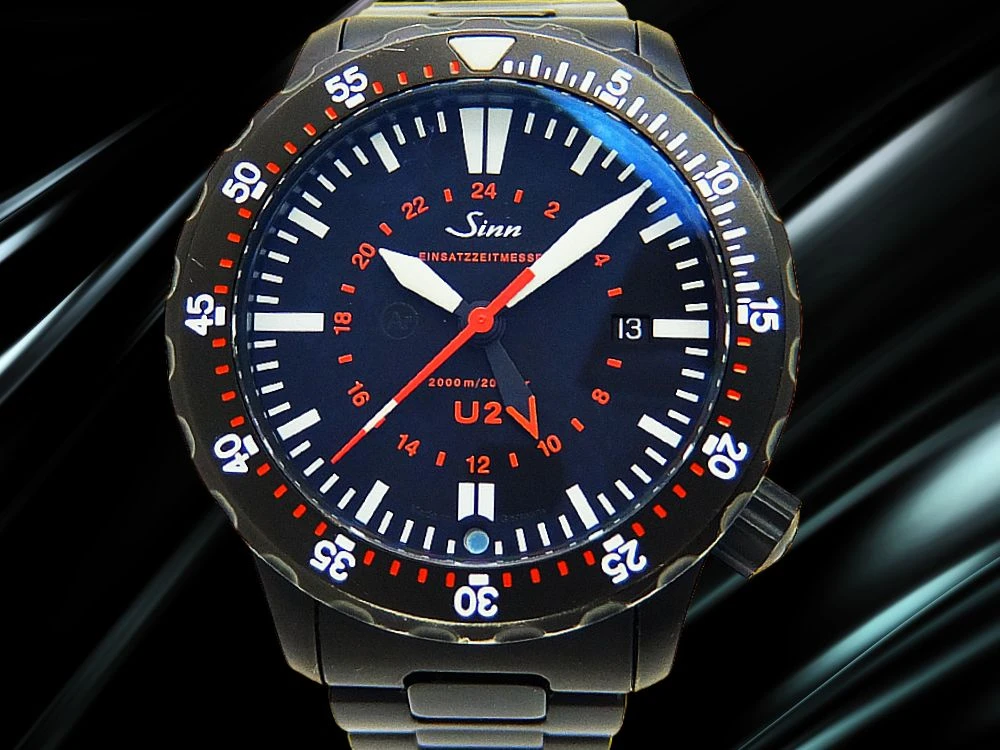 Sinn ダイバーズウォッチU2.S (EZM 5) Cal.ETA2893-2 DLCブラック・ハード・コーティング ブラックダイヤル オートマチック BOX・工具付属 Sinn U2.S Einsatzzeitmesser [代行おまかせコース]