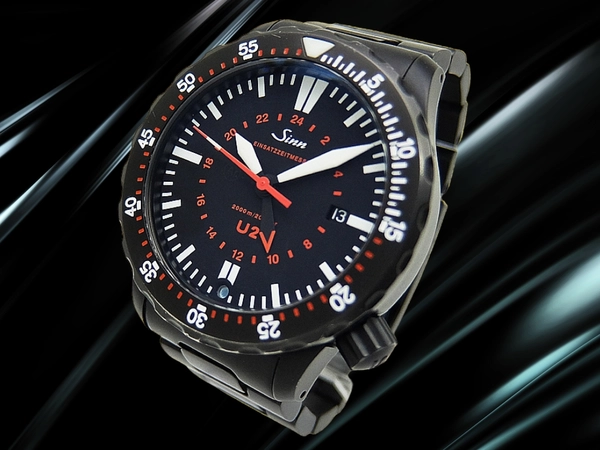Sinn ダイバーズウォッチU2.S (EZM 5) Cal.ETA2893-2 DLCブラック・ハード・コーティング ブラックダイヤル オートマチック BOX・工具付属 Sinn U2.S Einsatzzeitmesser [代行おまかせコース]