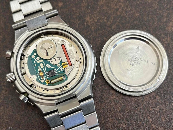 タグホイヤー TAG HEUER PILOT パイロット クロノグラフ ブラック文字盤 旧ホイヤーブレス付属