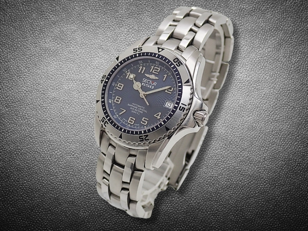 セクター 650 オートマチック 300mダイバー Ref.2623.265.035 SS ギョーシェブルーダイヤル ダイバー Wロック式ブレス装着 専用ケース付属 SECTOR [代行おまかせコース]