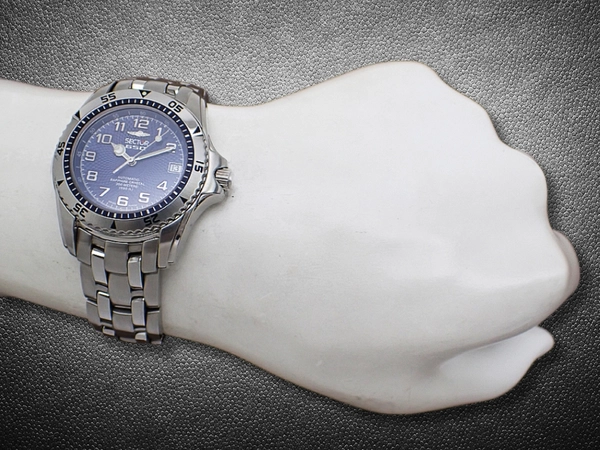 セクター 650 オートマチック 300mダイバー Ref.2623.265.035 SS ギョーシェブルーダイヤル ダイバー Wロック式ブレス装着 専用ケース付属 SECTOR [代行おまかせコース]