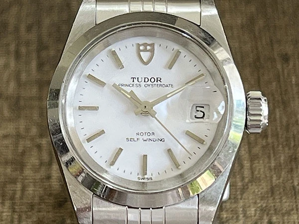 チューダー TUDOR チュードル プリンセスオイスターデイト 92400 ホワイト文字盤 レディース ギャランティー付属