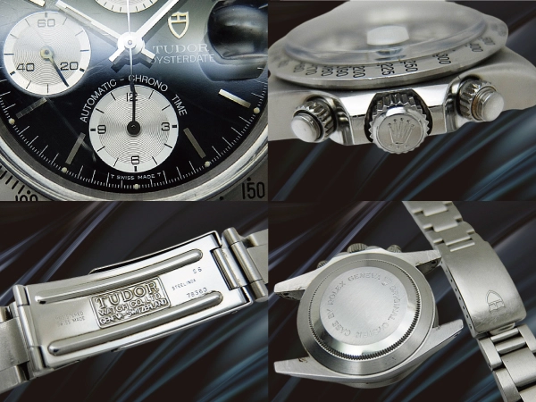チューダー クロノタイム Ref.79180 Cal.7750 SS カマボコケース ブラックダイヤル 3連ハードブレス オートマチック ギャラ付属 TUDOR OYSTERDATE CHRONO TIME [代行おまかせコース]