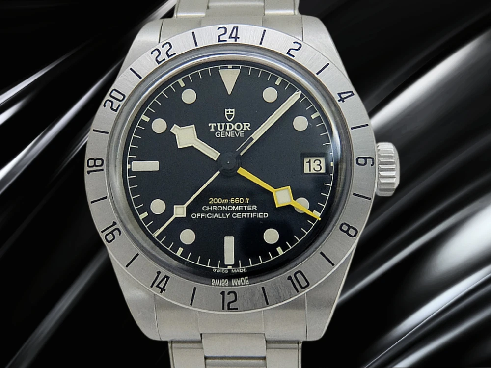 チューダー ブラックベイ プロ Ref.79470 SS ブラック スチール製リベットブレスレット装着 オートマチック BOX・ギャラ等付属 TUDOR Black Bay Pro [代行おまかせコース]