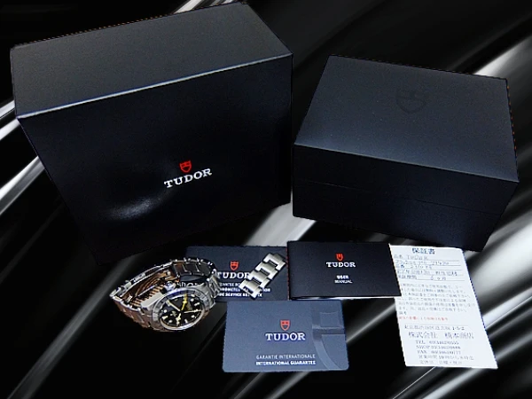 チューダー ブラックベイ プロ Ref.79470 SS ブラック スチール製リベットブレスレット装着 オートマチック BOX・ギャラ等付属 TUDOR Black Bay Pro [代行おまかせコース]