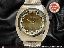 テクノス ボラゾン タイガークオーツ 超硬ケース 虎目石文字盤 カットガラス GFブレス仕様 TECHNOS BORAZON TIGER QUARTZ ELECTRONIC [代行おまかせコース]