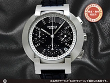 エルメス ノマード クロノグラフ Ref.NO1.910 SS グレーダイヤル オートクォーツ ベルト仕様 BOX・ギャラ付属 HERMES PARIS Nomade Chronograph [代行おまかせコース]