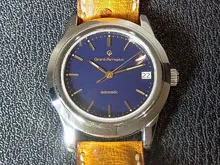 ジラールペルゴ Ref.1100 GP90 メンズ 自動巻き 濃紺文字盤