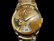 ロードエルジン Lord Elgin ヴィンテージウォッチ 通称「鉄仮面」 アメリカでの愛称「シェブロン Chevron」