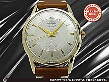 エニカ ウルトラソニック Ref.100/88CRS 21石 Cal.AR1010 GP/SS シルバーダイヤル 社外製レザー装着 手巻き ENICAR ULTRASONIC [代行おまかせコース]