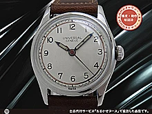 ユニバーサルジュネーブ 17石 Cal.267 SS シルバーダイヤル 社外製レザー装着 手巻き UNIVERSAL GENEVE [代行おまかせコース]