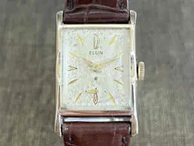 エルジン ELGIN USA製 10K RGP 角型 cal.732 レクタンギュラー トノーケース スモセコ