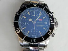 エクサルト EXALT SUB PROFESSIONAL 200M クロノグラフ ETA7750 ブラックダイヤル 自動巻き オートマチック