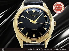 ボーム&メルシェ 14K 金無垢 Cal.Felsa 1560 ブラックリダンダイヤル 社外レザー装着 オートマチック ヴィンテージボックス付属 BAUME&MERCIER [代行おまかせコース]