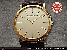 オーデマピゲ 18KYG 金無垢 重量25g Cal.2080 ゴールドダイヤル 社外レザー装着 手巻き AUDEMARS PIGUET 18KYG Extra-Flat [代行おまかせコース]