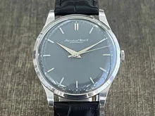 IWC オールドインター マットグレーダイヤル Cal.89 筆記体ロゴ 弾丸インデックス