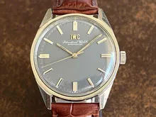 IWC オールドインター グレーダイヤル ギャランティー・ボックス付属 お魚リューズ Cal.89