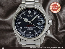 セイコー アルピニスト 4S15-6000 SS 黒文字盤 簡易方位計機能 ブレス仕様 オートマチック SEIKO Alpinist [代行おまかせコース]