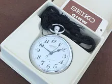 セイコー SEIKO 鉄道時計 19セイコー 懐中時計 プレシジョン 21石 セコンドセッティング 手巻き BOX等付属