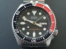 セイコー SEIKO ダイバー 7S26-0020 赤青ベゼル  ペプシ