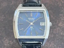 グランドセイコー GRANDSEIKO 5645-5010 ブルーダイヤル バレル型ケース56GS ハイビート