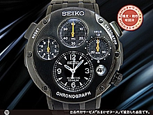 セイコー キネティック クロノグラフ SBXZ003 9T82-0A40 PVDチタン シースルーバック 独立多眼式 ブレス仕様 限定500本 2025年メーカーOH済 BOX・保証書・修理明細付属 SEIKO KINETIC Chronograph 2nd Limited Edition [代行おまかせコース]