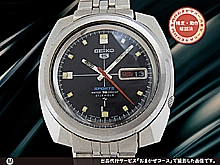 セイコー ファイブ 5スポーツ 21石 7019-8020 SS クッション ブラックダイヤル デイデイト 5連ブレス仕様 オートマチック Vintage SEIKO 5SPORTS [代行おまかせコース]