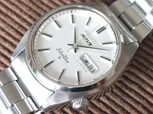 セイコー アクタス シルバーウェーブ SEIKO ACTUS SILVER WAVE ダブルネーム6306-8000 自動巻き オートマチック 美品