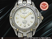 セイコー スキューバ 200M 7N35-6120 チタン シルバーダイヤル ブレス装着 クオーツ SEIKO Titanium SCUBA 200m [代行おまかせコース]