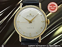 セイコー マーベル J14022 17石 14K GOLD FILLED/SS Sマーク 3バカダイヤル 社外レザー装着 アンティーク 手巻き SEIKO MARVEL [代行おまかせコース]