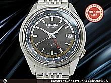 セイコー ワールドタイム セカンドモデル 6117-6010 SS 希少グレーダイヤル 社外ブレス装着 オートマチック 2025年OH済 時計店修理明細付属 SEIKO WORLD TIME 2nd  [代行おまかせコース]